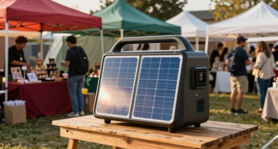 solar powered pop up shops
