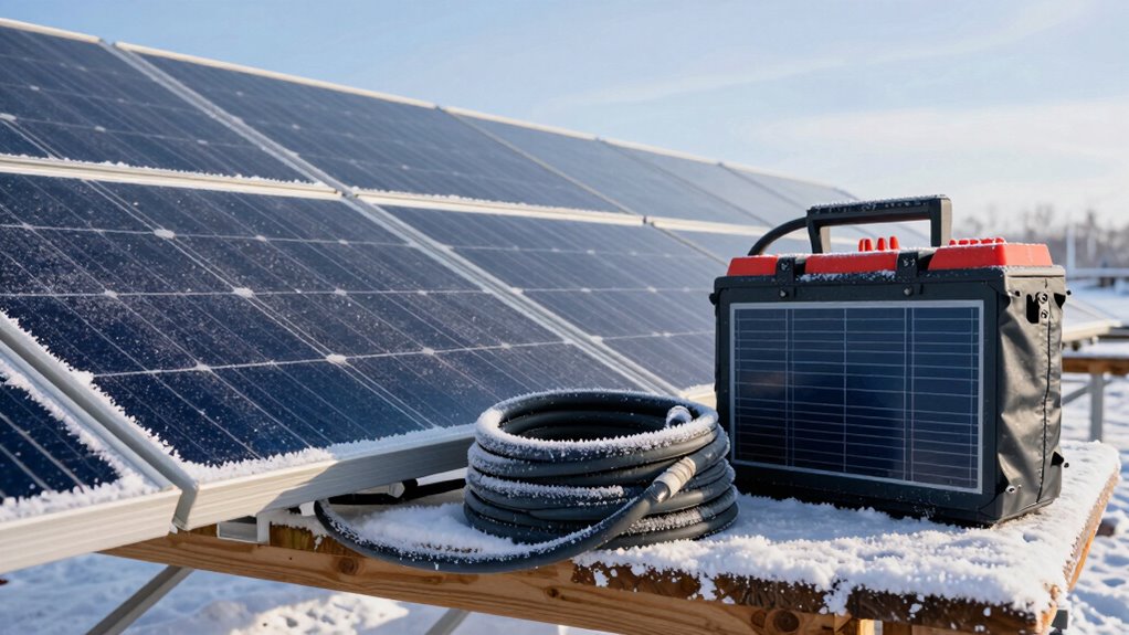 winter solar gear preparation
