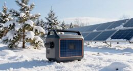 winter solar power efficiency