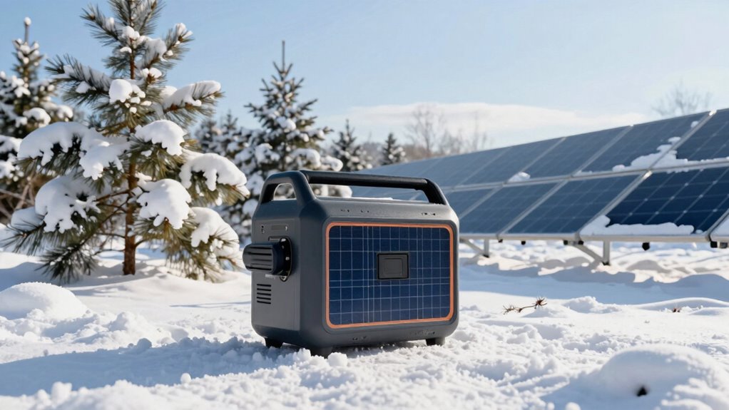 winter solar power efficiency