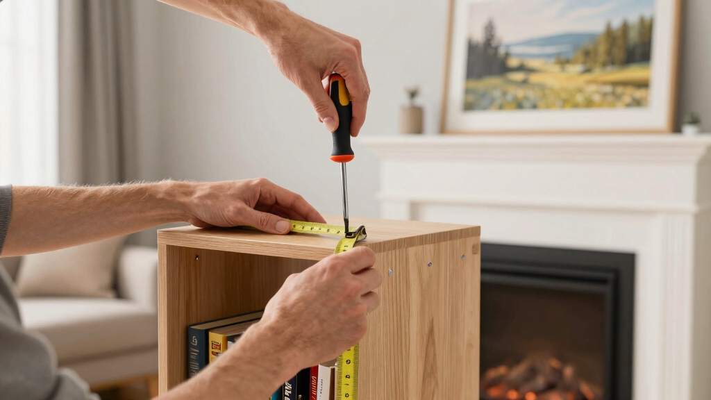This Living Room’s Fireplace Now Has a Dream Built-In Thanks to an IKEA BILLY Hack