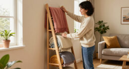 Aldi's Best-Selling Blanket Storage Ladder Is Finally Back