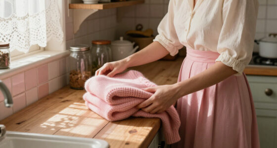 She Stores Sweaters In The Kitchen Of Her Pink-Drenched 1920S LA Studio