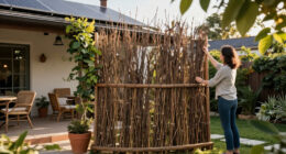 Skip Traditional Fences: Add Privacy To Your Yard With This Boho-Inspired Idea