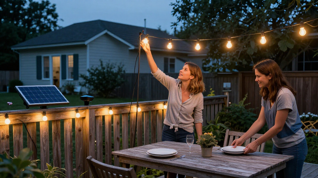 Solar-Powered Outdoor String Lights: A Halloween Guide